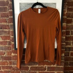 Lululemon Wundermost Ultra-Soft Nulu Crewneck Long-Sleeve Shirt